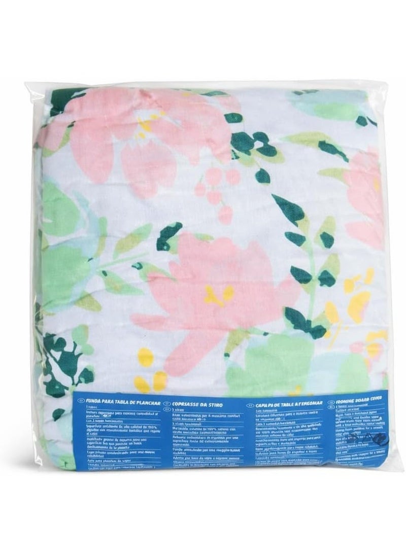 غطاء طاولة حديد مقاوم للحرارة من مادة فاخرة سهلة التركيب سطح نظيف يناسب طاولة الكي مقاس 120 × 38 سم  للاستخدام المنزلي والغسيل، - Image 2